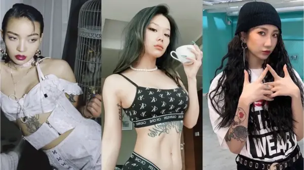 女rapper"胸前纹身"魅力十足!除了性感还有这些意义