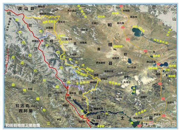 很多军迷研究地图后,认为中印的合理边界是喀喇昆仑山,一水的6000
