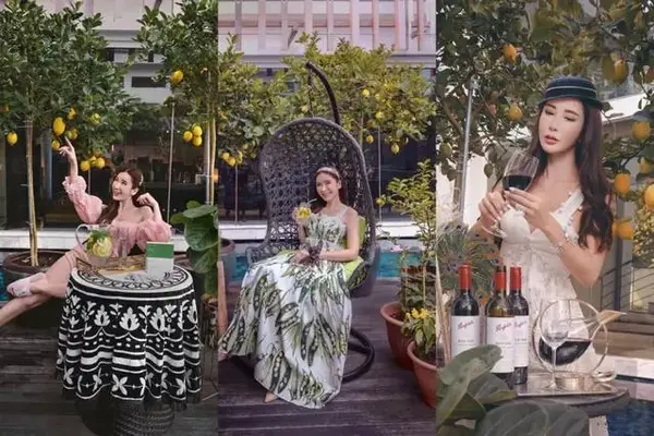 蔡欣颖的衣帽间超豪华,足足有65㎡大,每次挑衣服就像逛游乐园,她称它