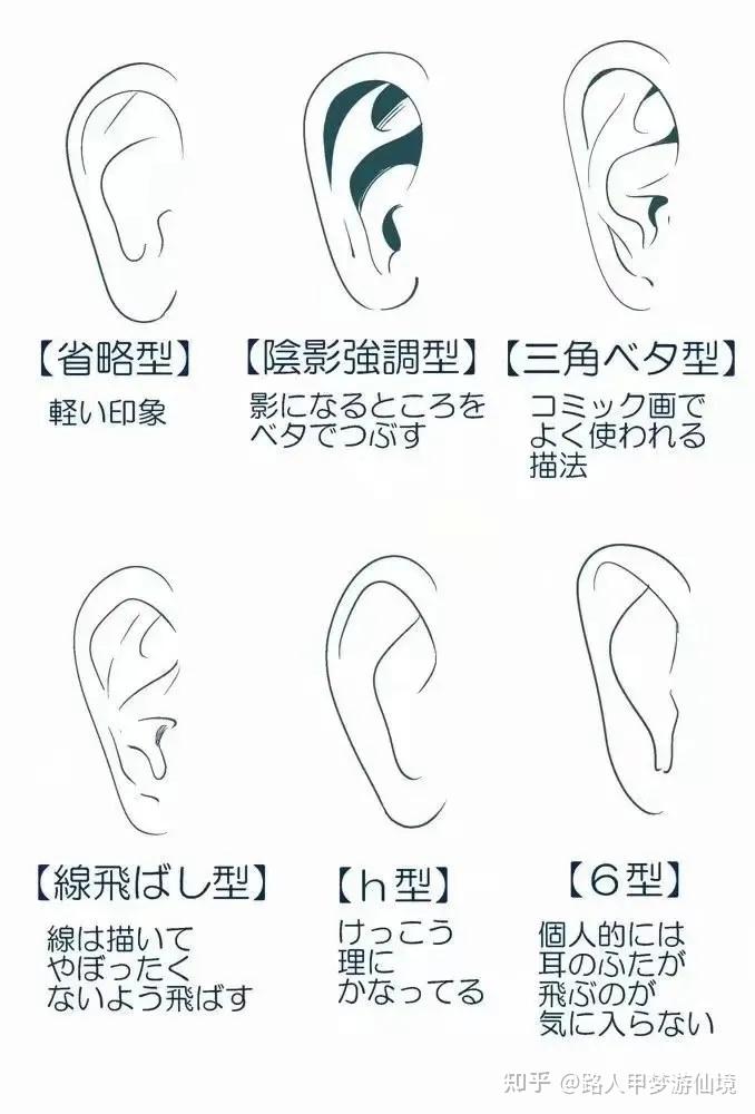 耳型越拧巴,则个性越拧巴古怪.