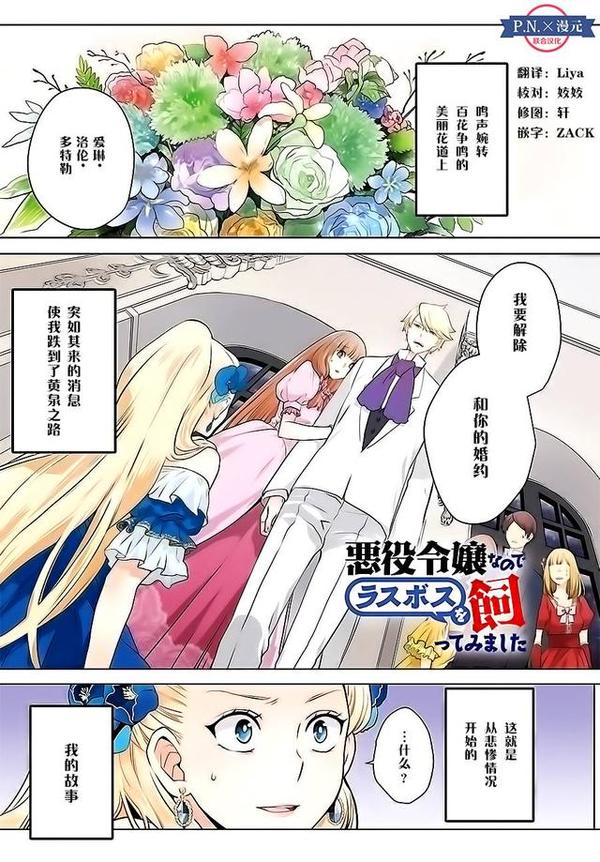 漫画:作为恶役大小姐就该养魔王,这是一个追魔王的故事