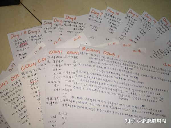 写了厚厚一沓a4纸