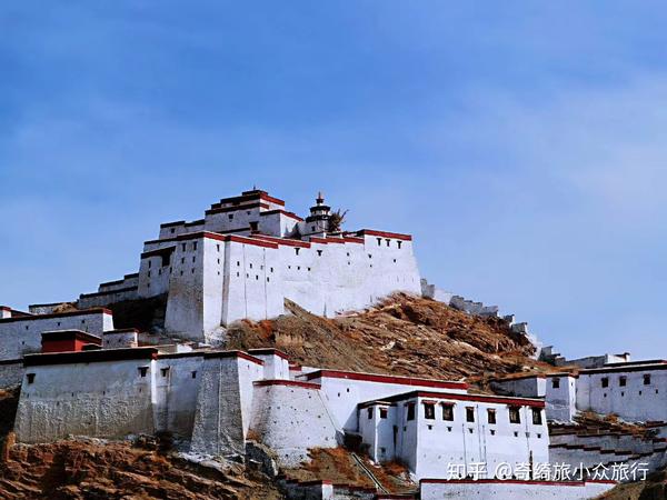 西藏江孜的宗山古堡
