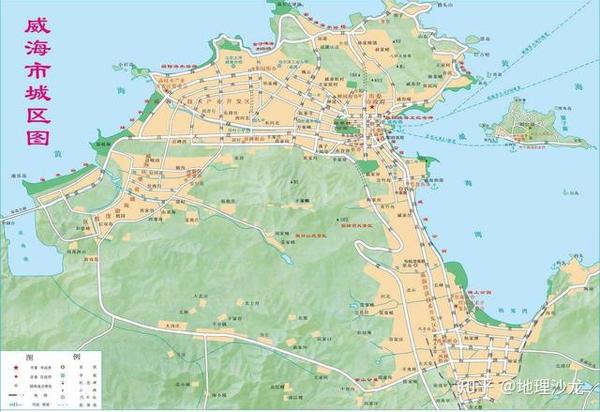 威海市的总面积约为5797平方公里,下辖两个环翠区和文登区市辖区,以及
