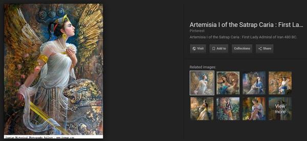 的是,这个阿尔特弥西亚其实就是卡里亚女王阿尔特弥西亚(artemisia of
