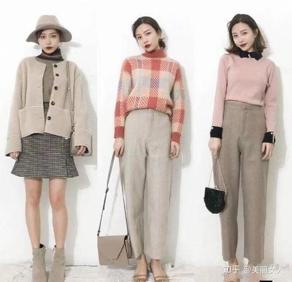 淑女风格穿衣搭配图片冬季