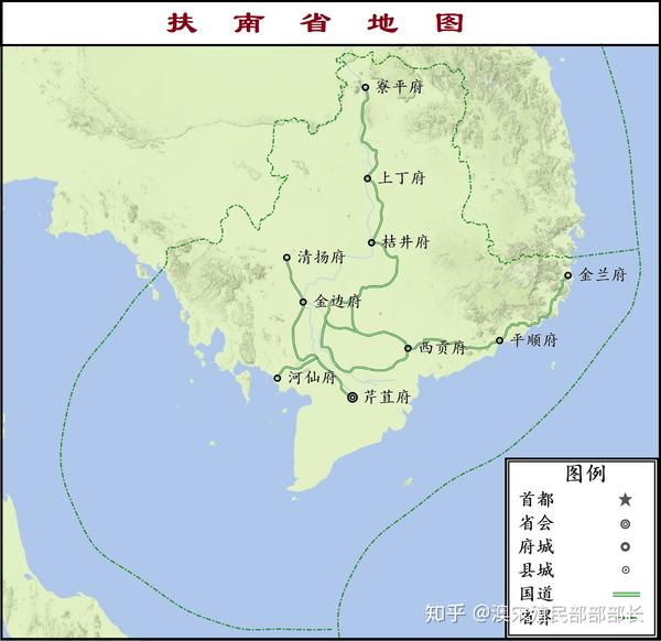 扶南省地图