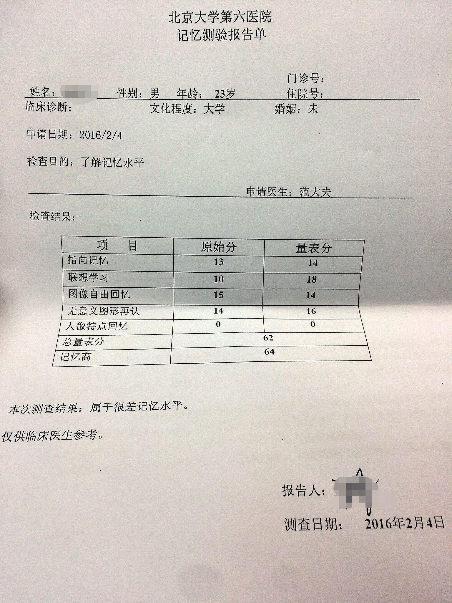 高二开始明显感受到自己认知功能减退,这些年来吃过 文拉法辛,米氮平