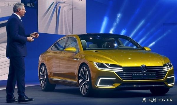 大众sportconcept,大众sportcoupe 驾驭未来 大众sport coupe concept gte插电混动概念轿跑亮相