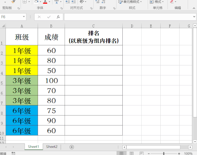 excel进行分组排名,请学会套用这个公式! - 知乎