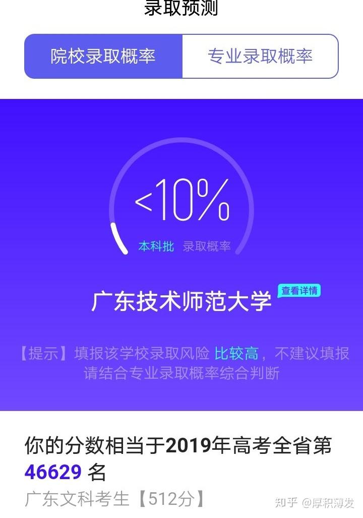 广东省2020年文科生考了512排名3万4能读广技师吗