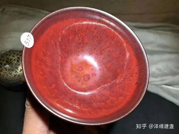 孙建兴建盏赏析柿红系列建盏