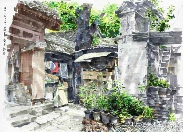 色彩风景素描风景都有了 来看看这组马克笔