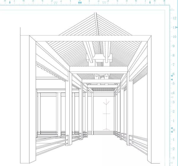 【素材分享】古风中式建筑线稿,基础场景临摹的好素材