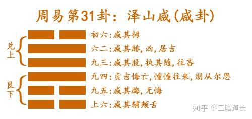 兑上艮下,泽山咸 第三十一卦19 人赞同了该