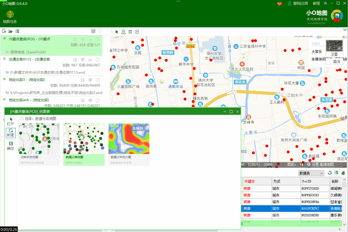 疫情地图 | 扬州市棋牌室分布地图
