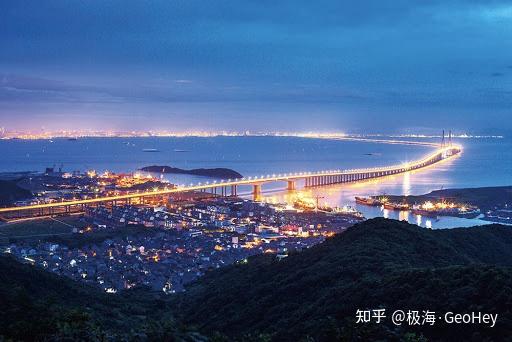 中国舟山的跨海大桥叹为观止