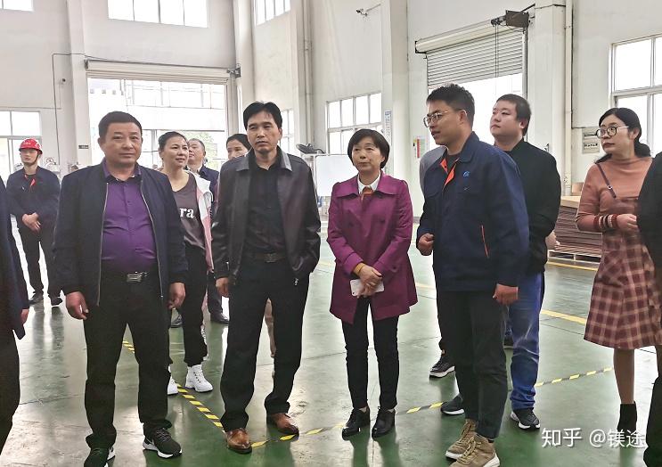 镁资讯巢湖市政协副主席工商联主席程素萍一行参观云海精密