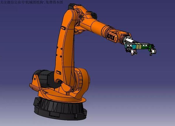 机器人 21爪机器人机械臂3d模型图纸 stp格式