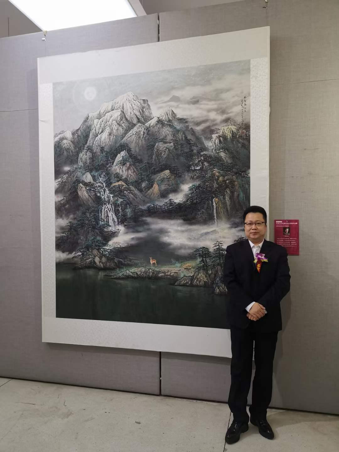 北派山水画家孙红光
