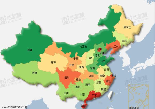 2017年全国各省gdp及电影票房的联系