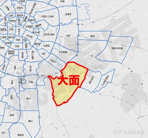 (成都有房区域板块地图)