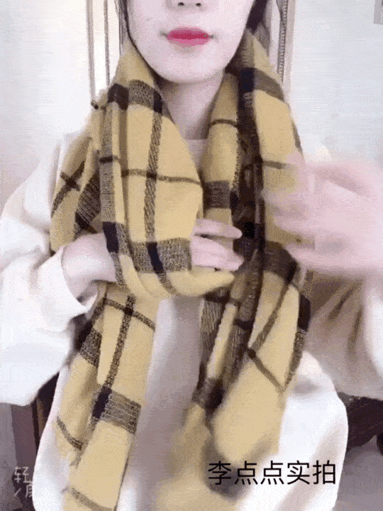 围巾 540_720 竖版 竖屏 gif 动态图 动图