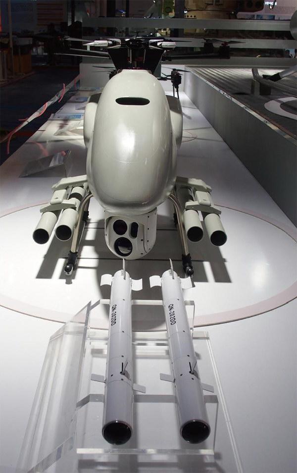 ws-30 微型无人机可以携带 4 枚 qn-202 微型导弹