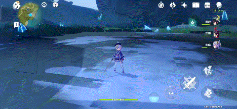 gif演示: 基本信息: 七七的元素战技使用后周围会出现冰元素法球 固定