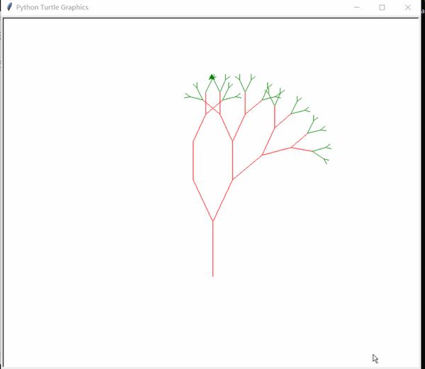 python绘图案例——递归绘制分形树