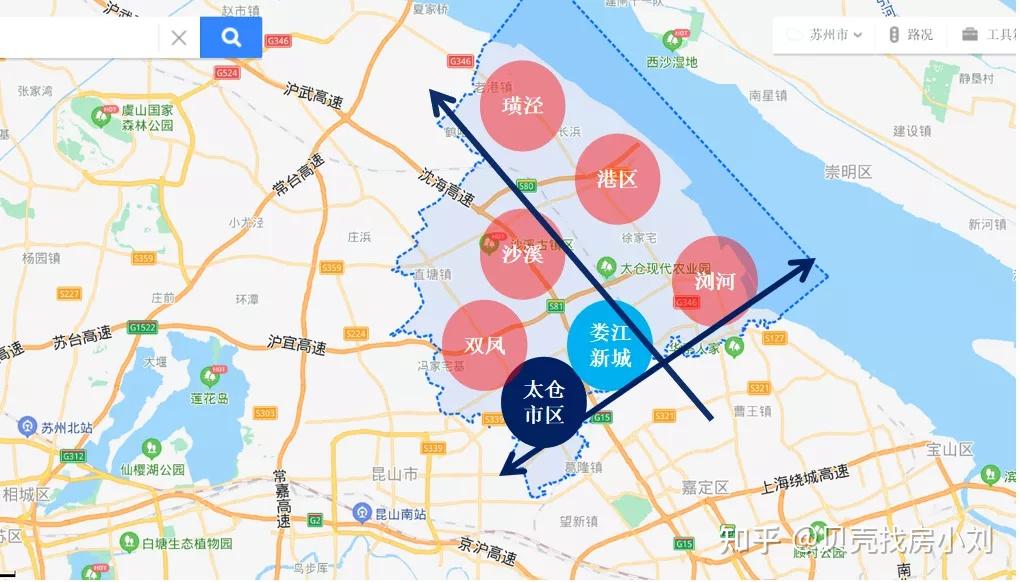 解读太仓环沪最佳投资板块太仓未来将布置多条轨交与上海对接这个板块