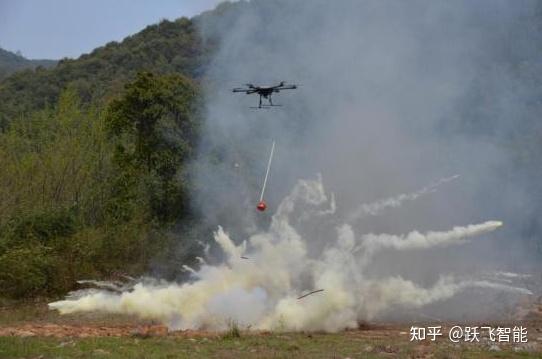 无人机灭火弹装置森林消防灭火应急救援