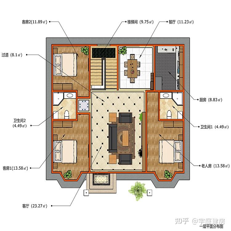 2021年推荐的3款二层农村自建房轻钢别墅图纸,建议收藏!