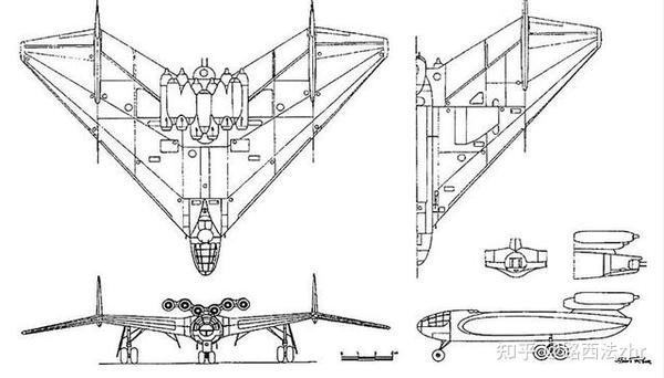 二战黑科技之"阿拉多ar e.555飞翼战略轰炸机"