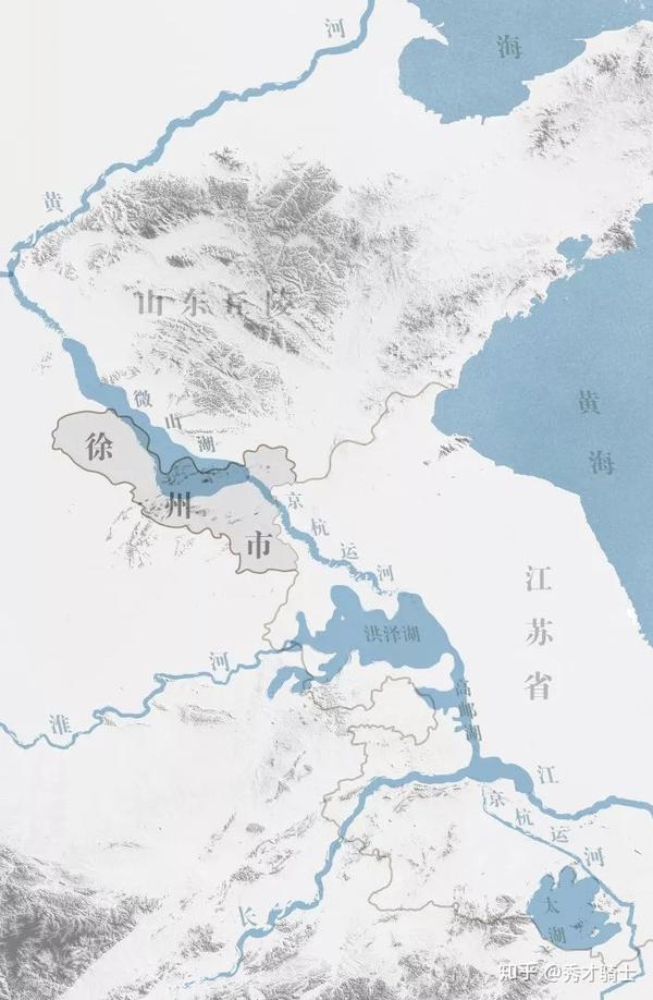 河流大多是东西向的,为了解决南北运输的问题,才开凿了大运河,徐州也