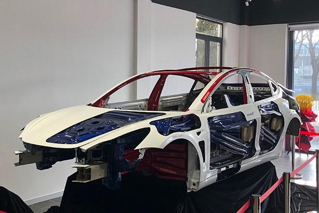 越硬越好从model3白车身看电动车车身结构