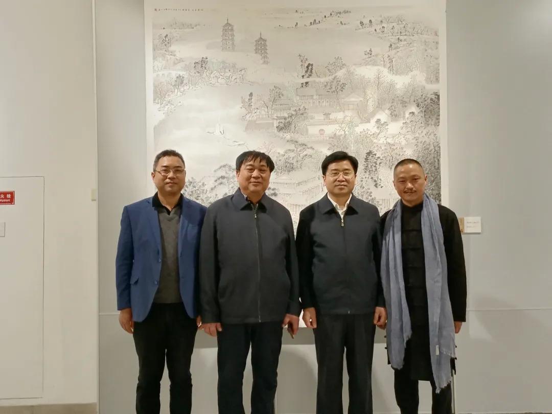 天地祥和九君中国画作品展在宿迁市博物馆隆重开幕