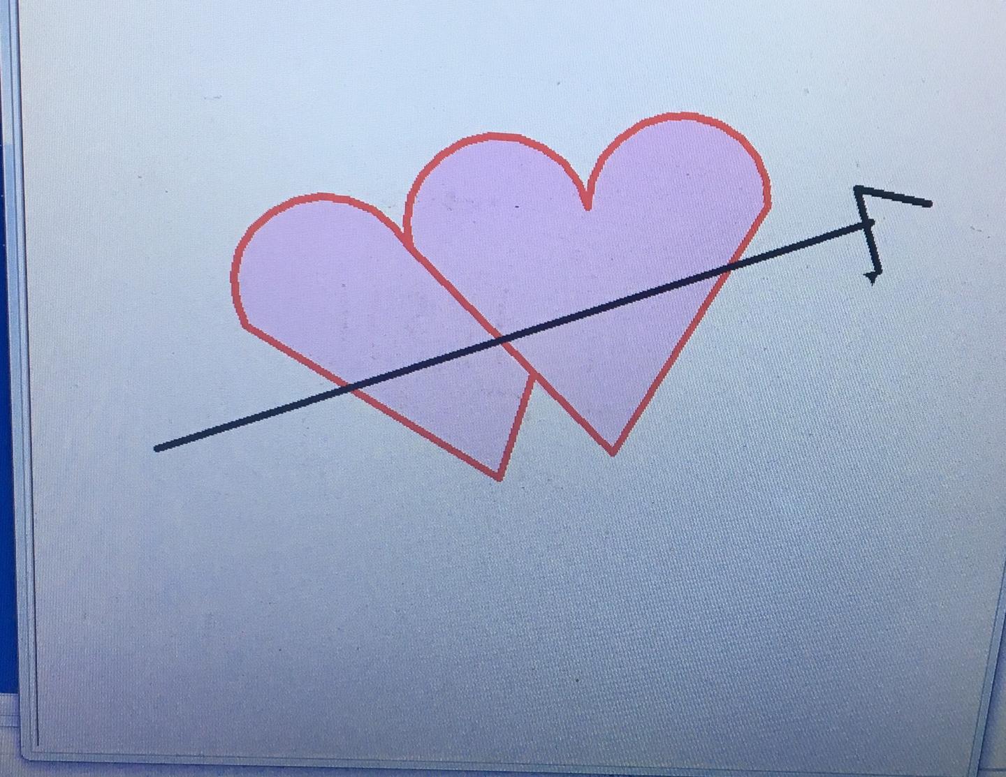 初初初学者用turtel画一箭穿心