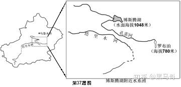 "善变的"内陆湖:博斯腾湖 博斯腾湖位于我国新疆维吾尔自治区焉耆盆地