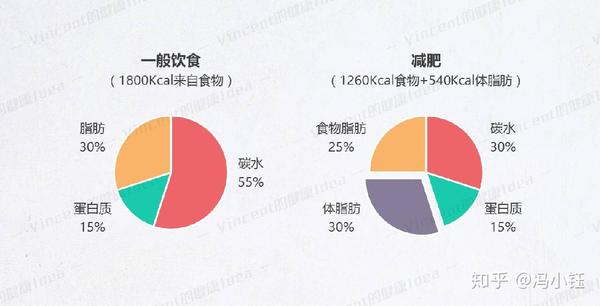 降低饮食结构中,碳水化合物的比例 大家发现了吗,减肥时,通过降低饮食