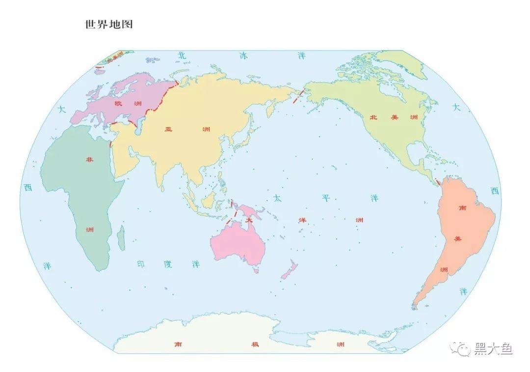 世界地图,能看出来各大洲分布吧 首先介绍:欧洲(因为地理大发现,也就图片