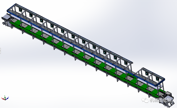 【非标数模】双层倍速链双层双侧差速链3d图纸 solidworks设计