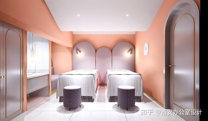 西安600平米美容院装修效果图