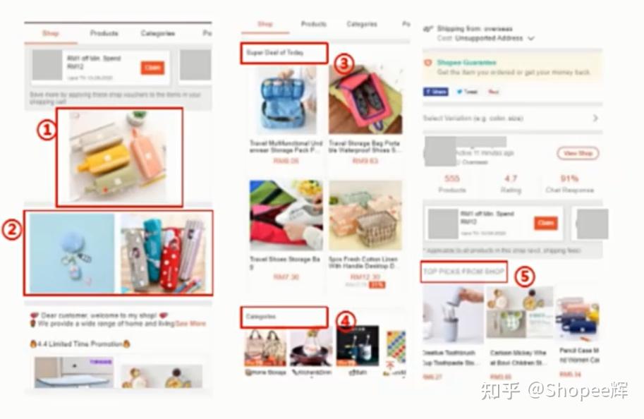 shopee店铺这样装修,可以给人一种高大上的感觉!