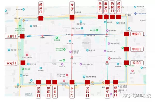 申权说西安:西安地铁一号线站名全解(四)洒金桥,北大街,五路口,朝阳门