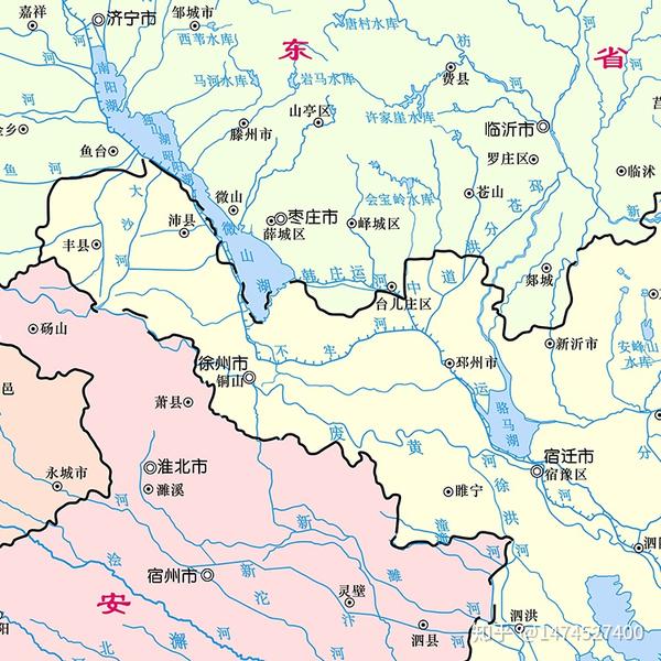 淮河流域地图 - 知乎