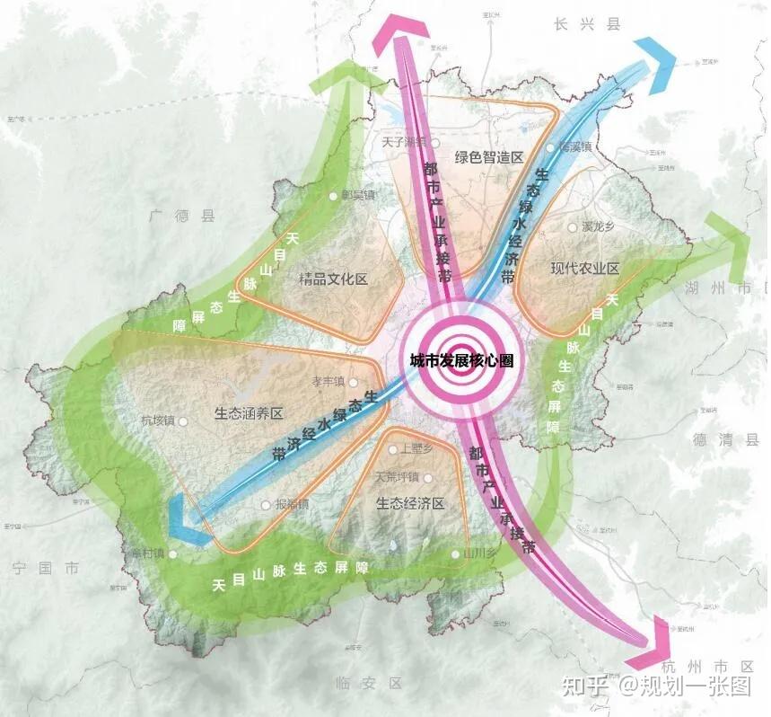 绿水青山就是金山银山理念发源地浙江省安吉县国土空间总体规划公示