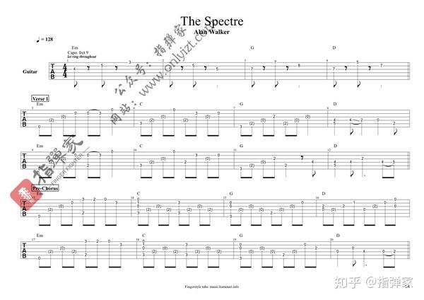 "the spectre"(幽灵)是alan 2015年单曲" spectre"的声音翻版,该单曲