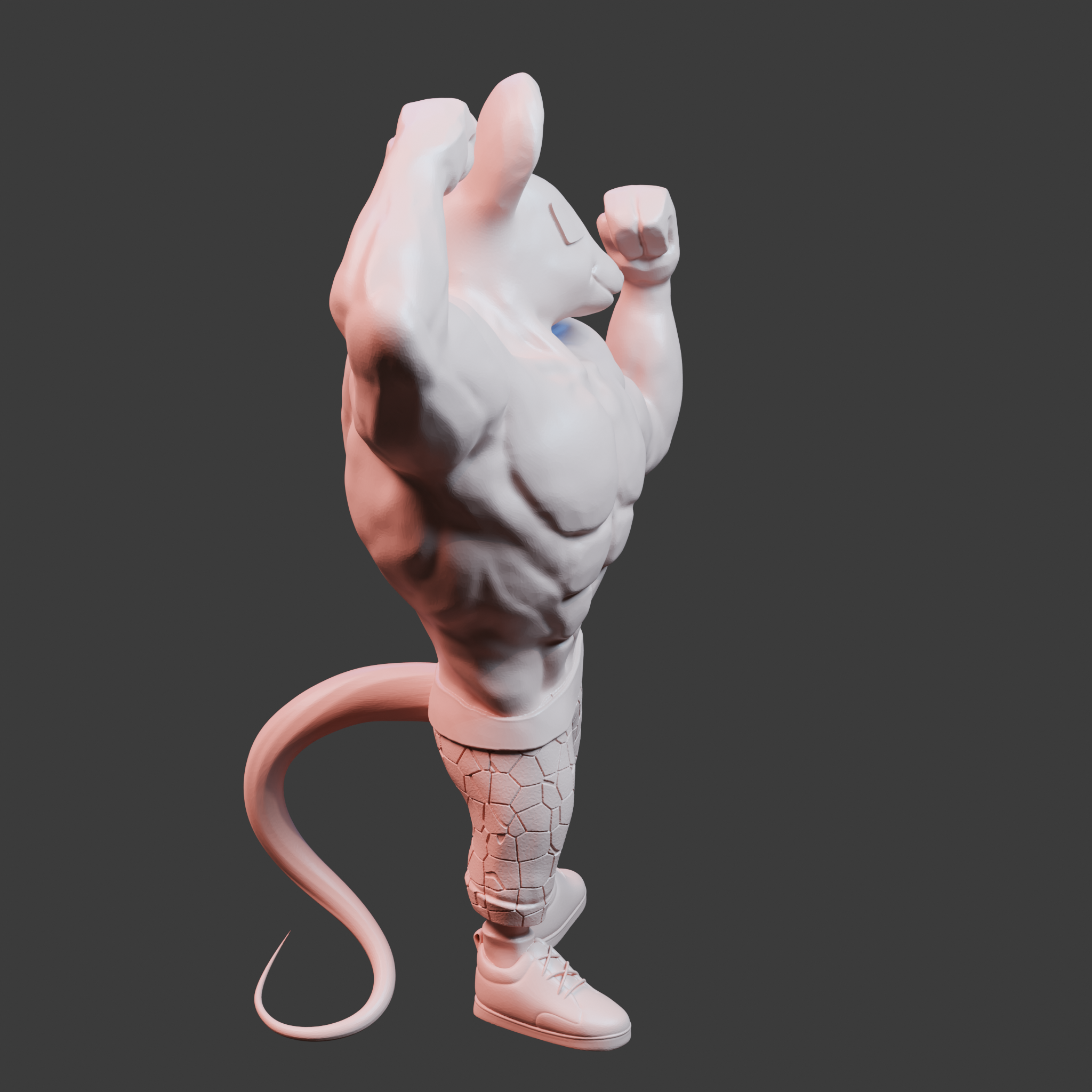 谁能拒绝肌肉猛鼠战棋啊💥大耳朵   炸裂腹肌