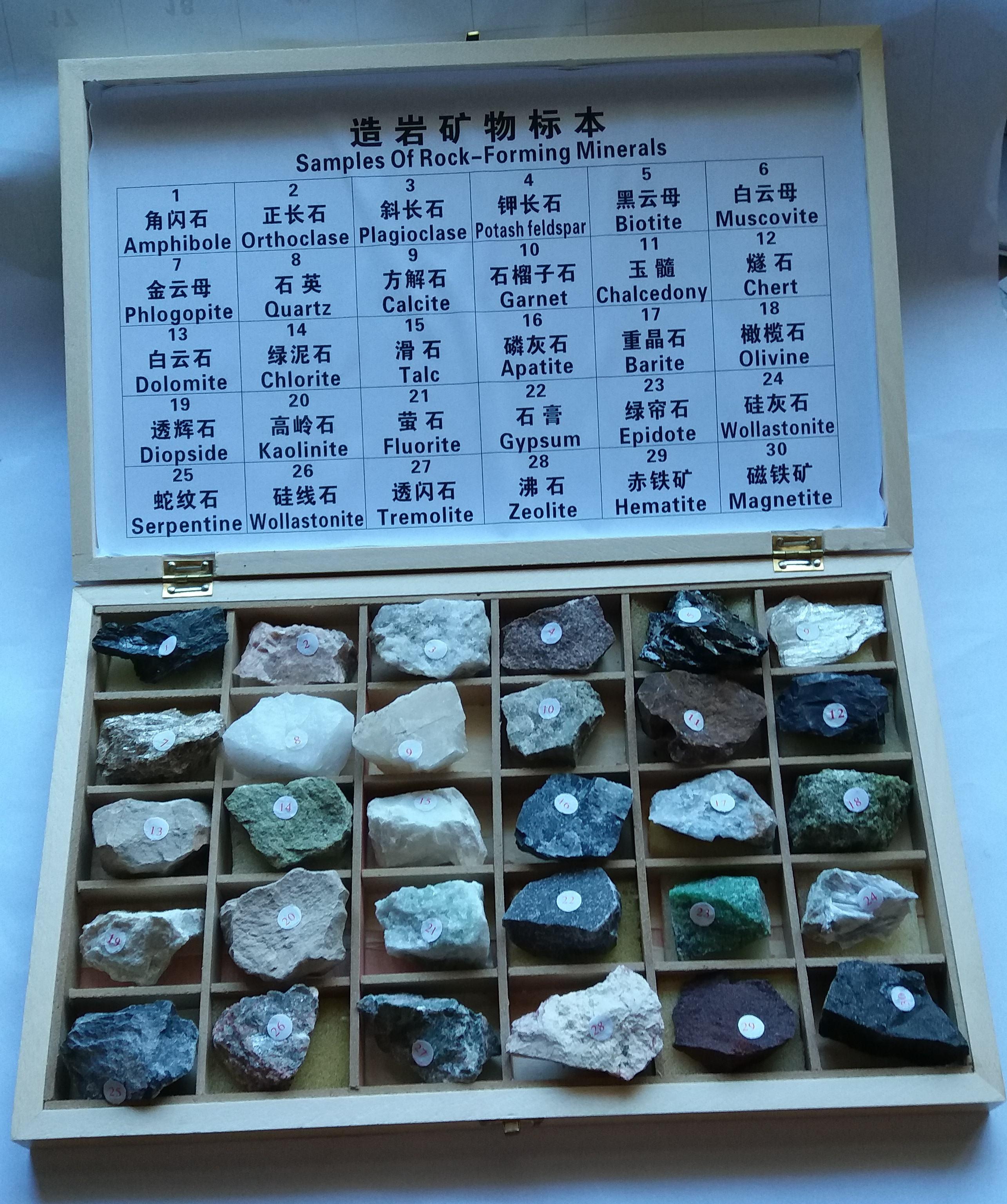 四一一月 的想法: 造岩矿物